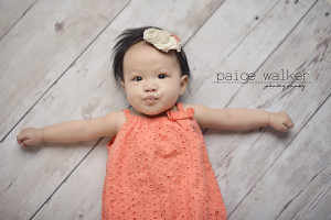 Paige Walker Photography: Reese's 6 Month Studio Session {fort worth