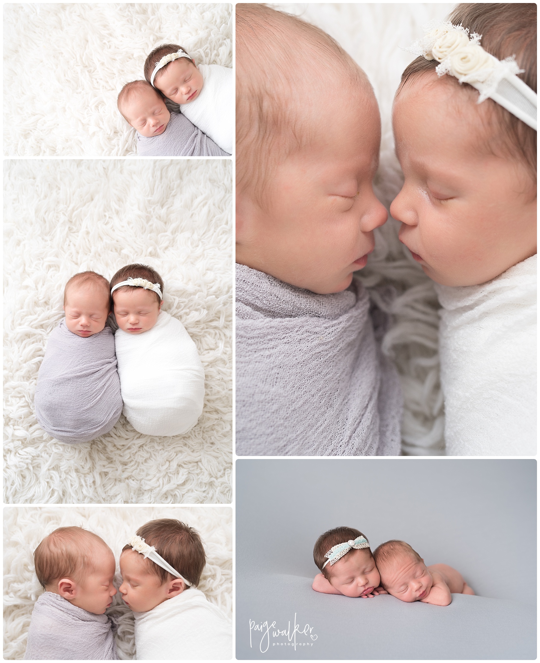 twin babies kissing