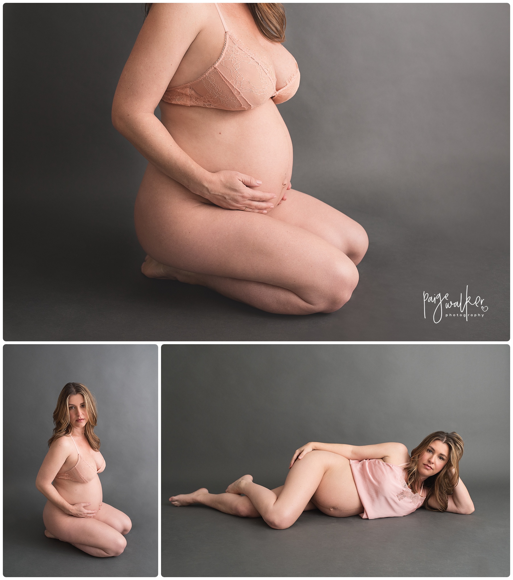 nude maternity photos of a mom to be