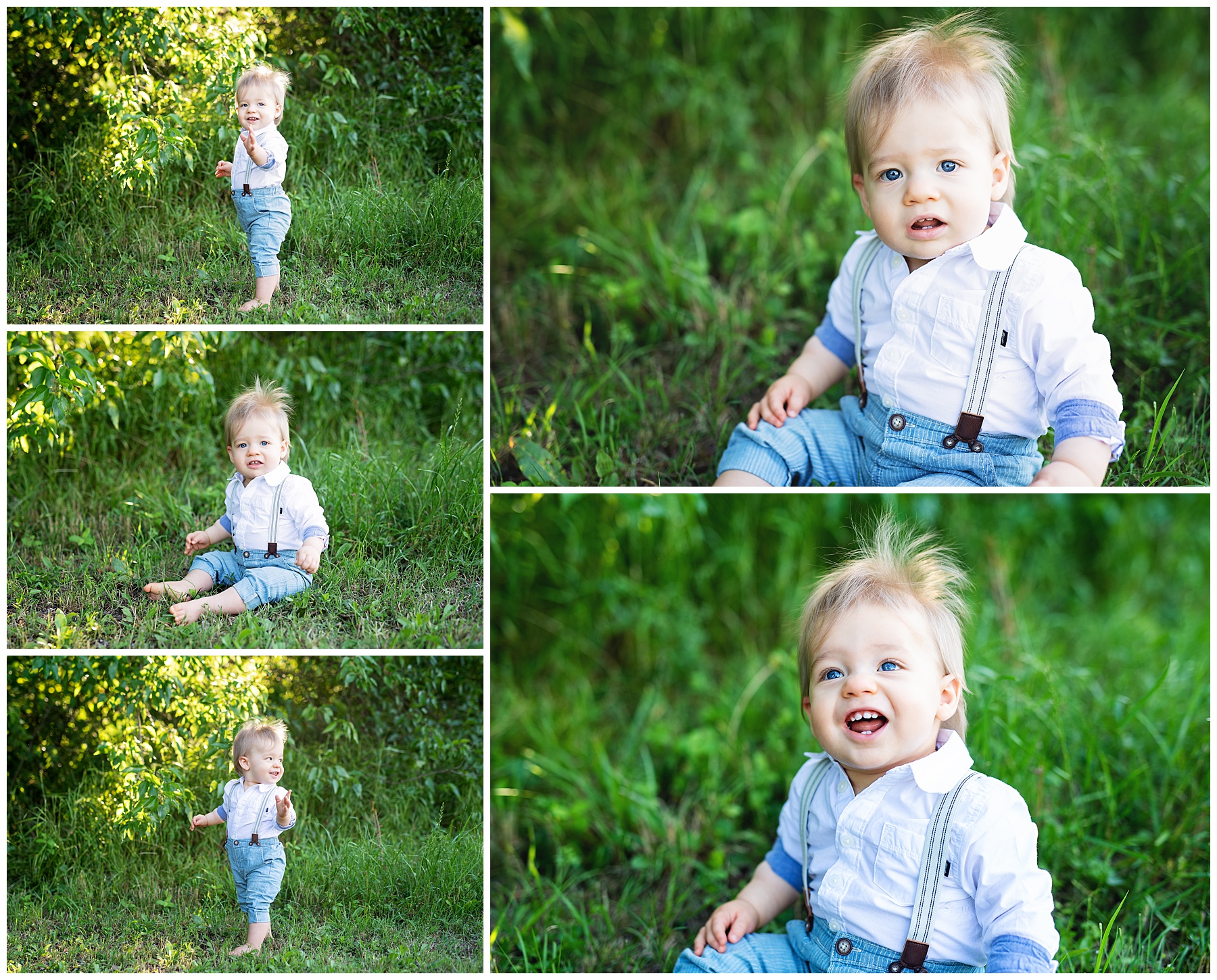 baby photography for his first birthday
