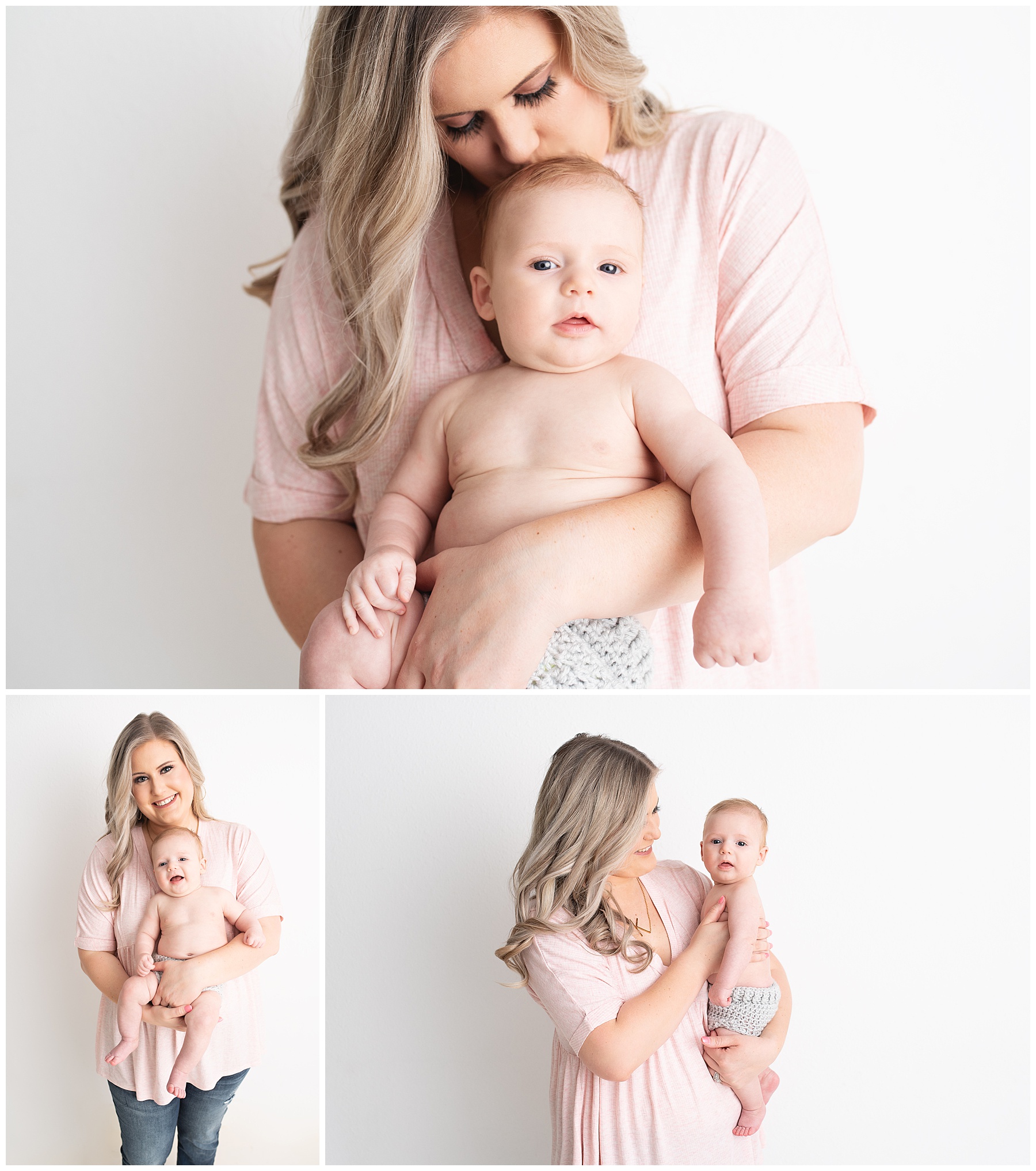 mom and baby boy photography
