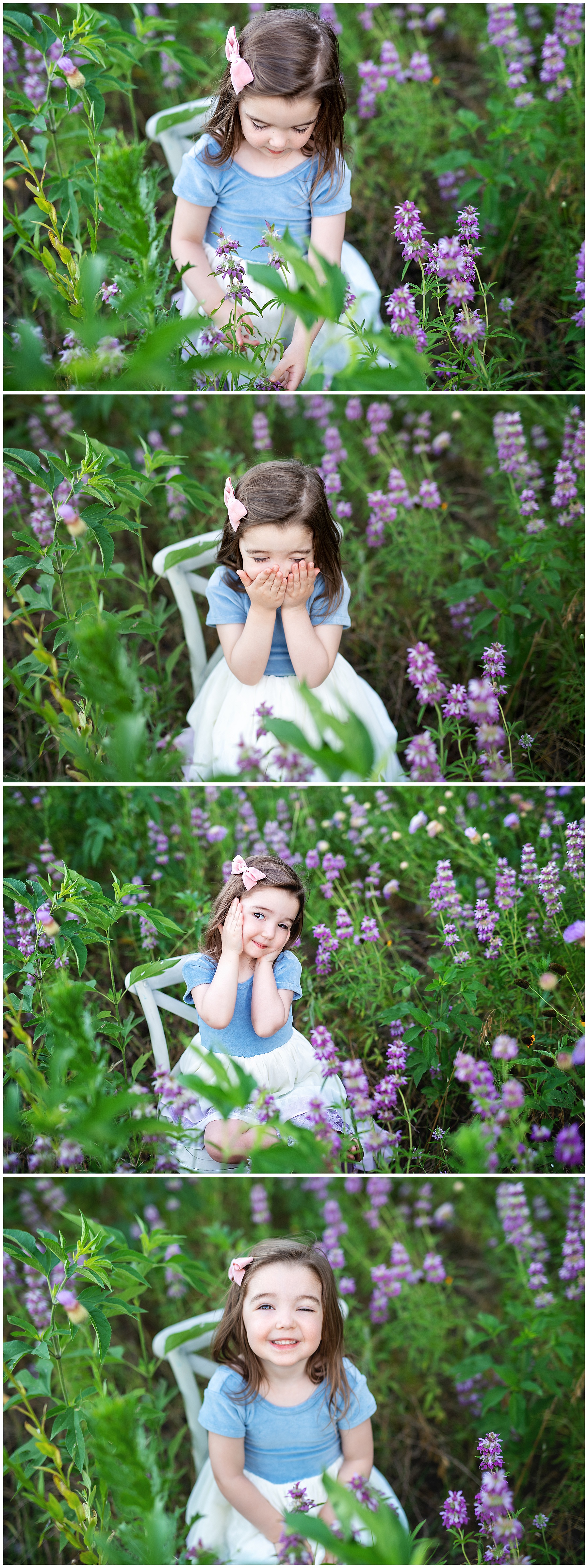 laughing within the wildflowers