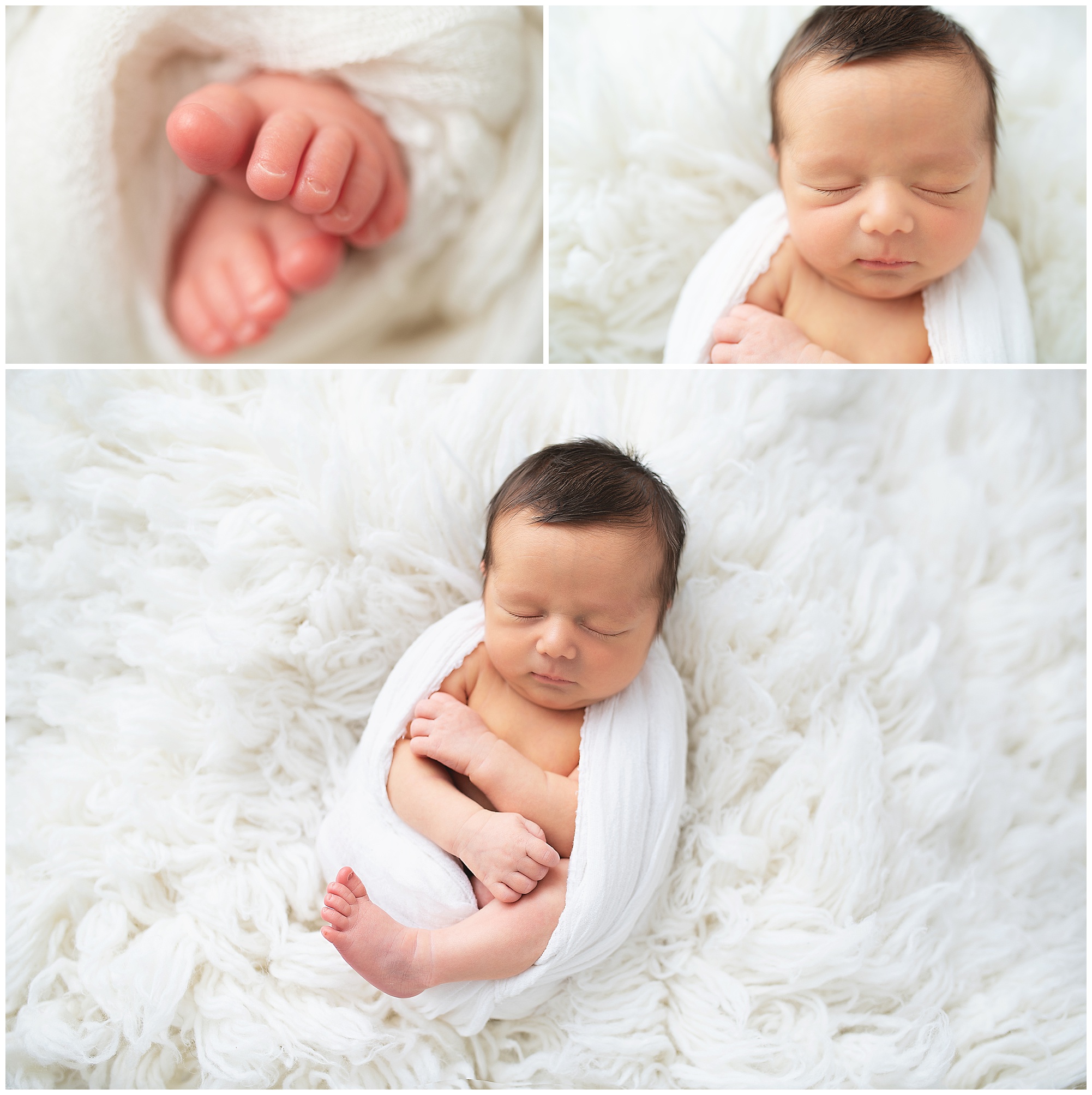 newborn baby toes close up photo